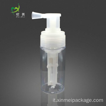 110 ml di plastica come flacone spray in polvere a forma tonda